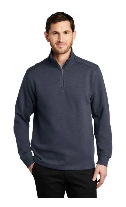 Port Authority F295 Slub Fleece 1/4-Zip Pullover