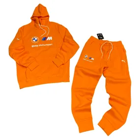 Puma BMW ESSENTIALS SWEATSUIT Men’s  vibrant orange