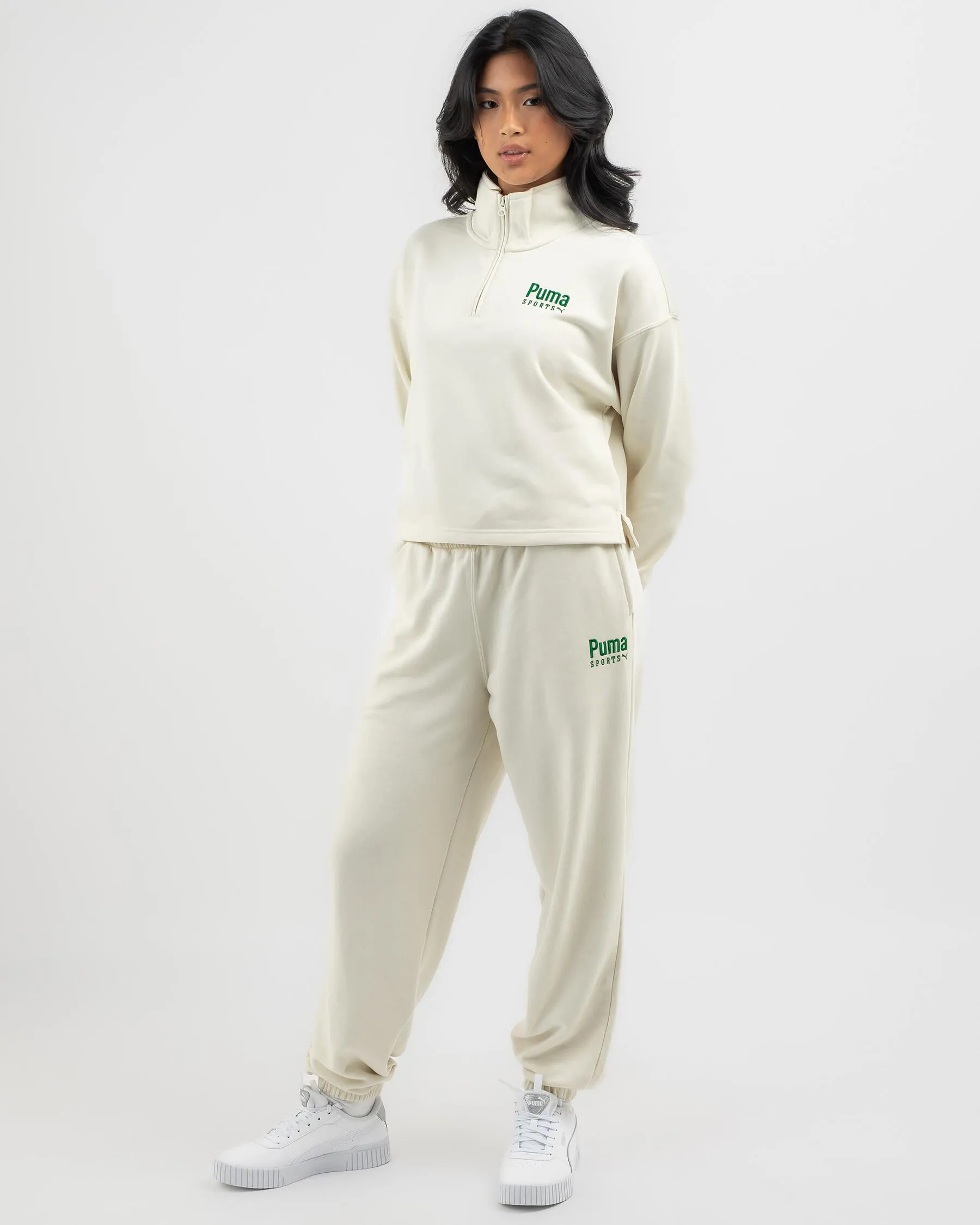 Puma Team Half Zip Crew Jumper