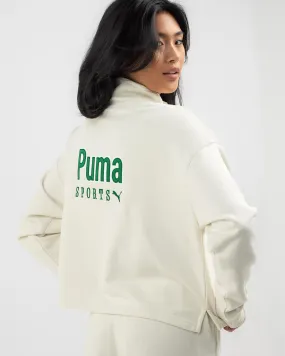 Puma Team Half Zip Crew Jumper