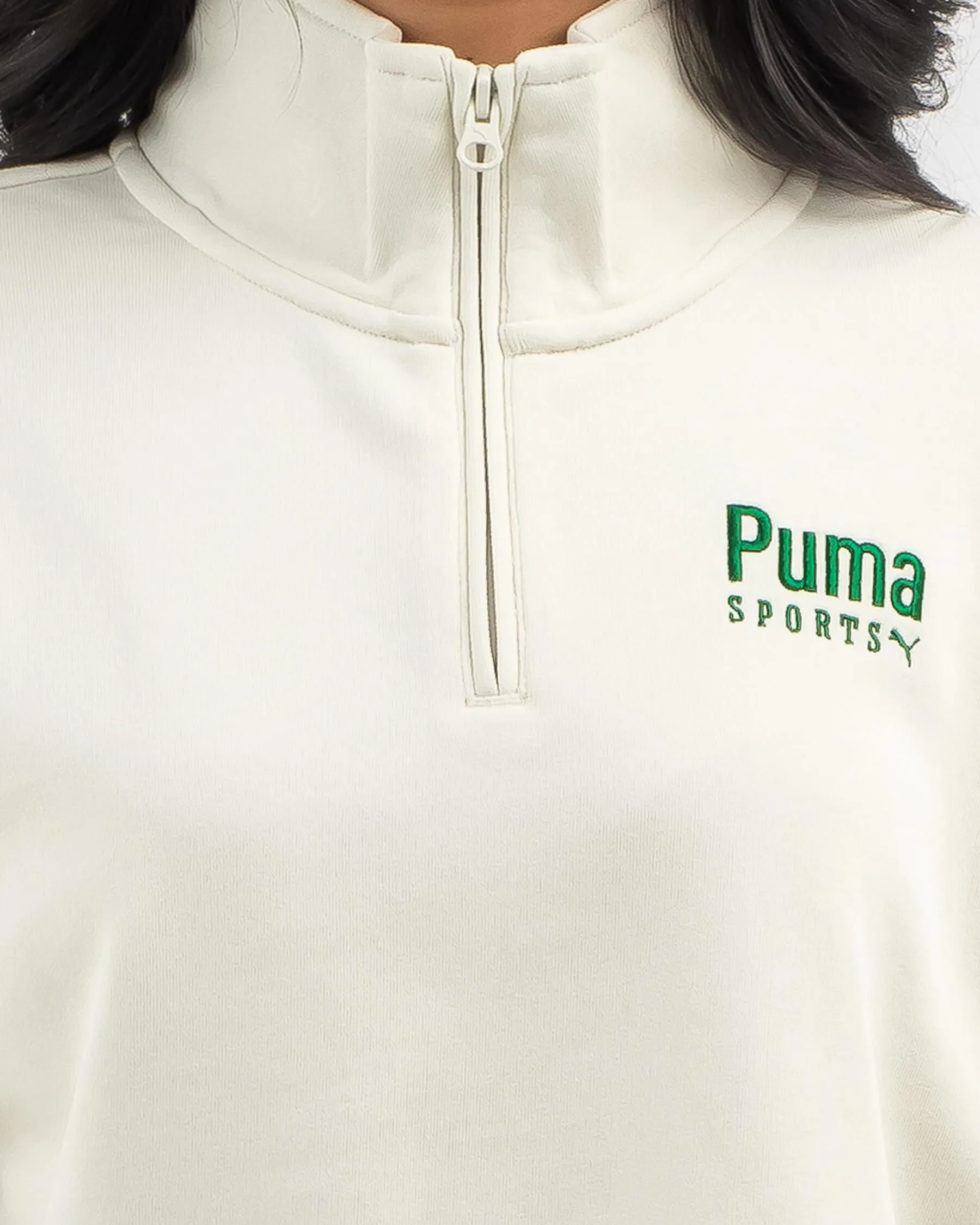 Puma Team Half Zip Crew Jumper