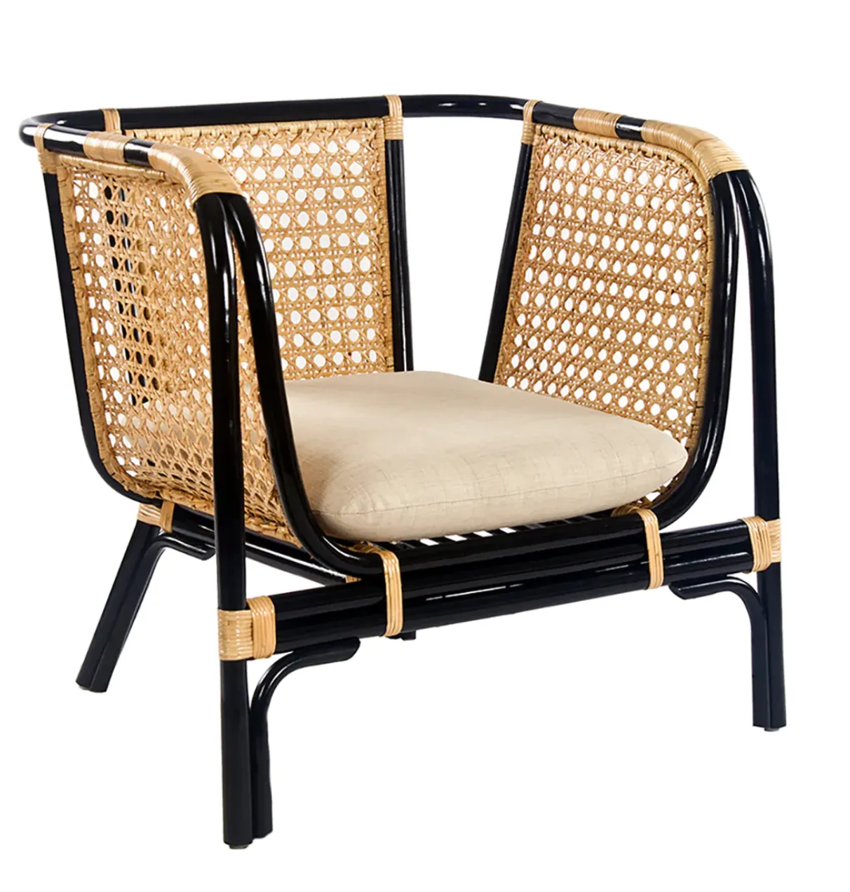 Quay Rattan Lounge Chair - Matthew Izzo Collection