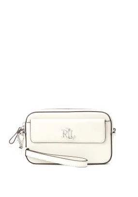 Ralph Lauren Marcy Leather Convertible Crossbody, Soft White