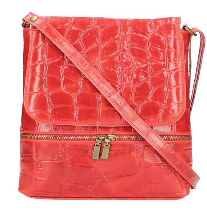 Red leather bag vanna