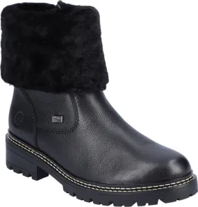 Remonte Black Fold Down Boot