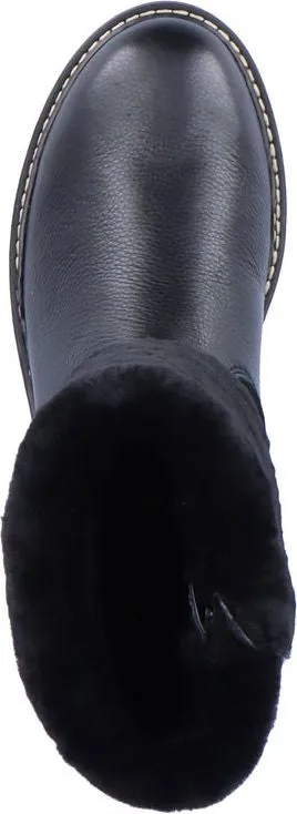 Remonte Black Fold Down Boot