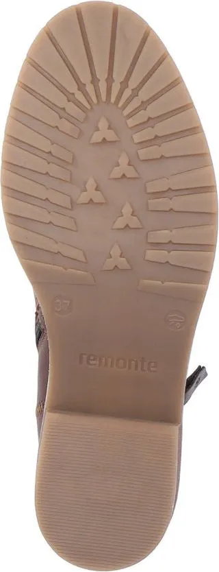 Remonte Chestnut Side Zip Boot