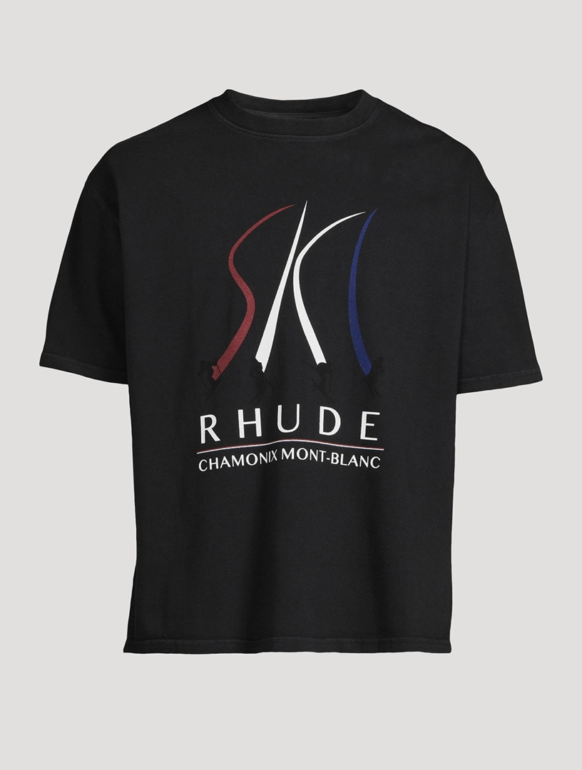 RHUDE Ski Slope Cotton T-Shirt