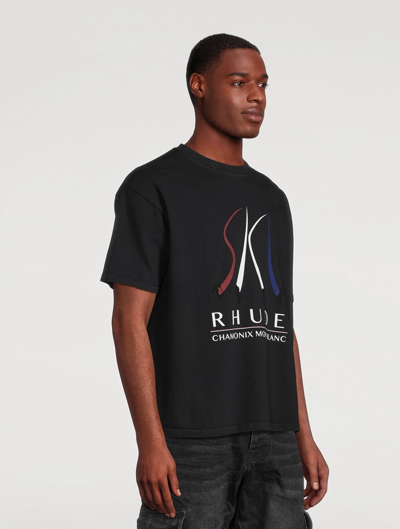 RHUDE Ski Slope Cotton T-Shirt