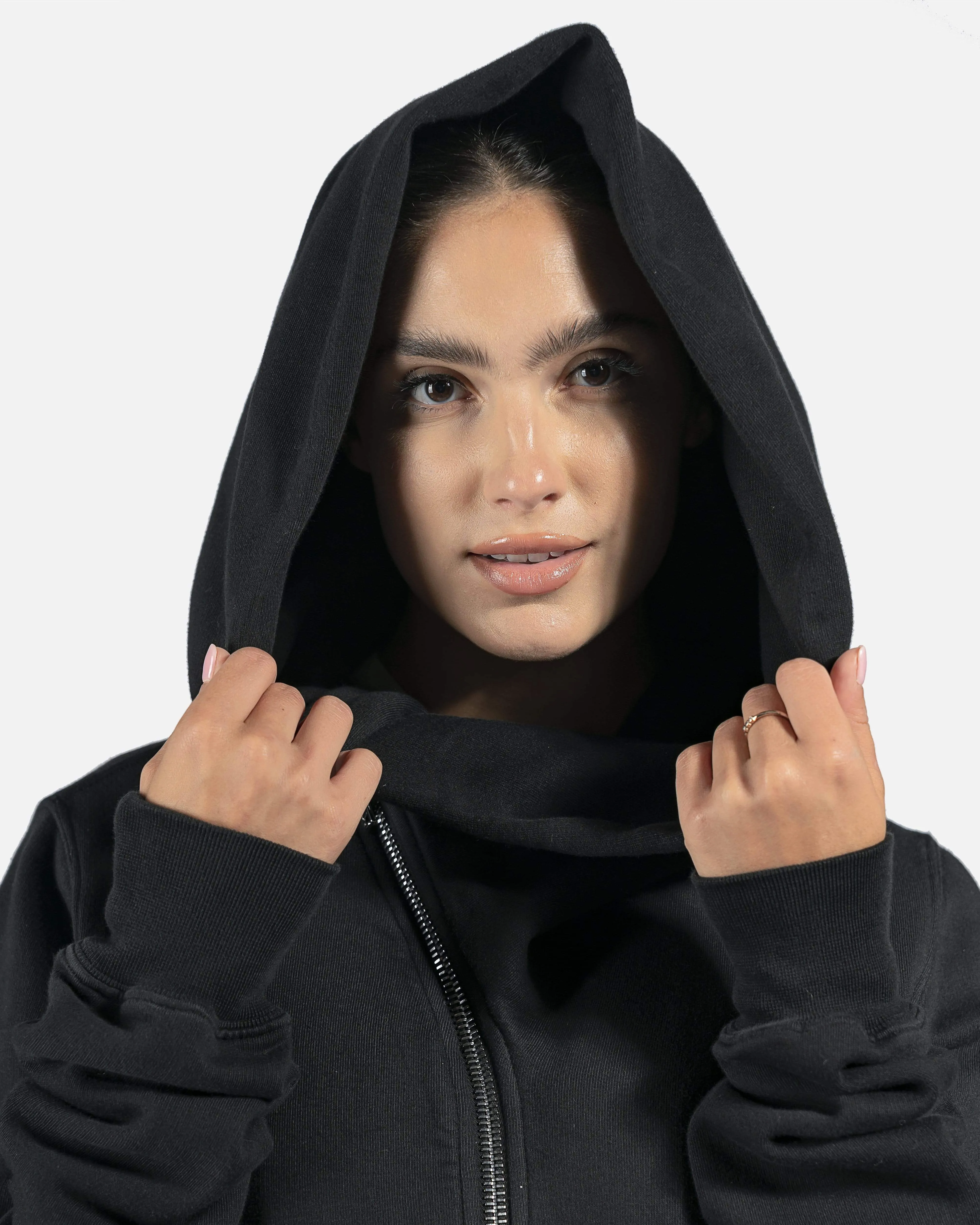 Rick Owens DRKSHDW Mountain Hoodie in Black