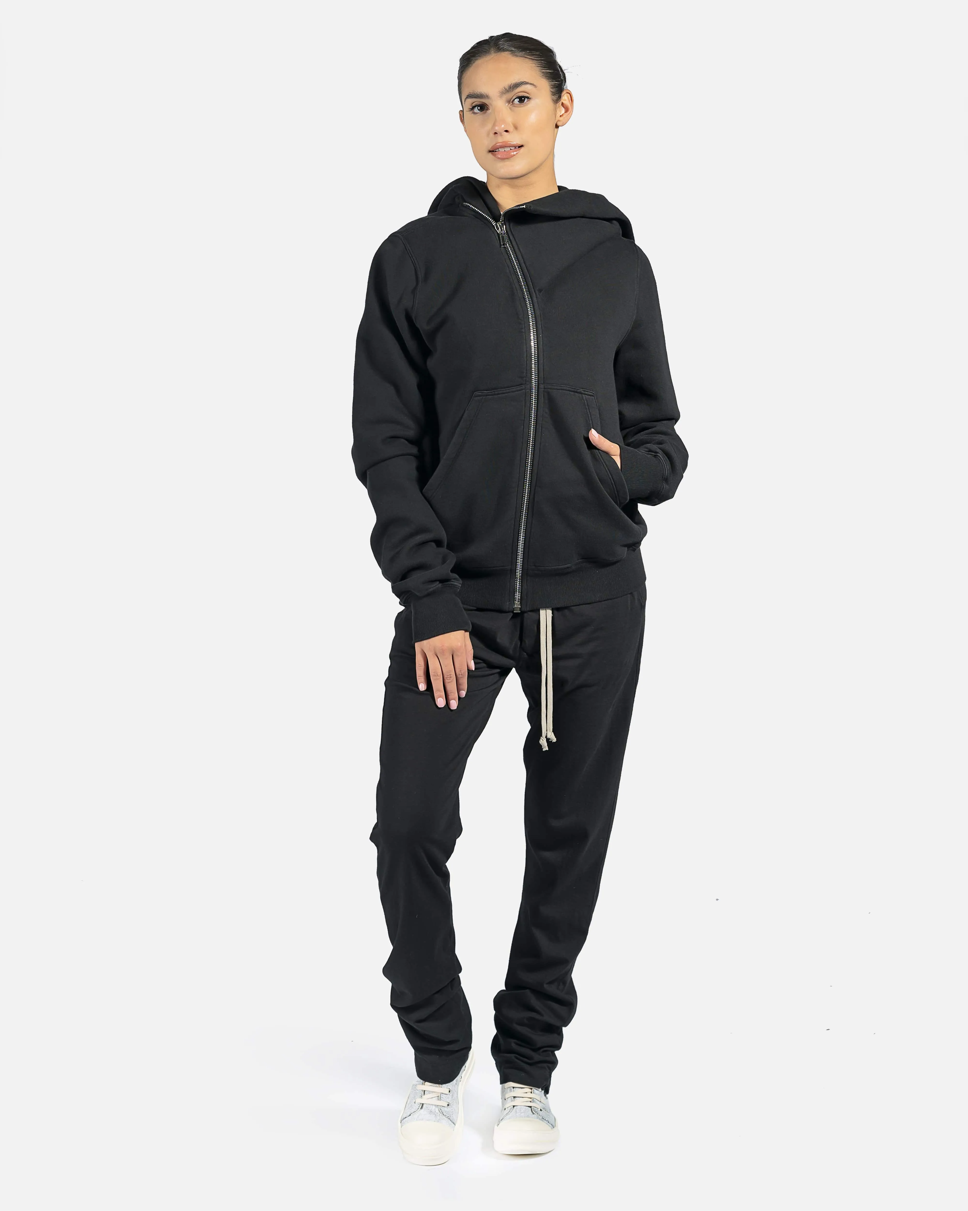 Rick Owens DRKSHDW Mountain Hoodie in Black