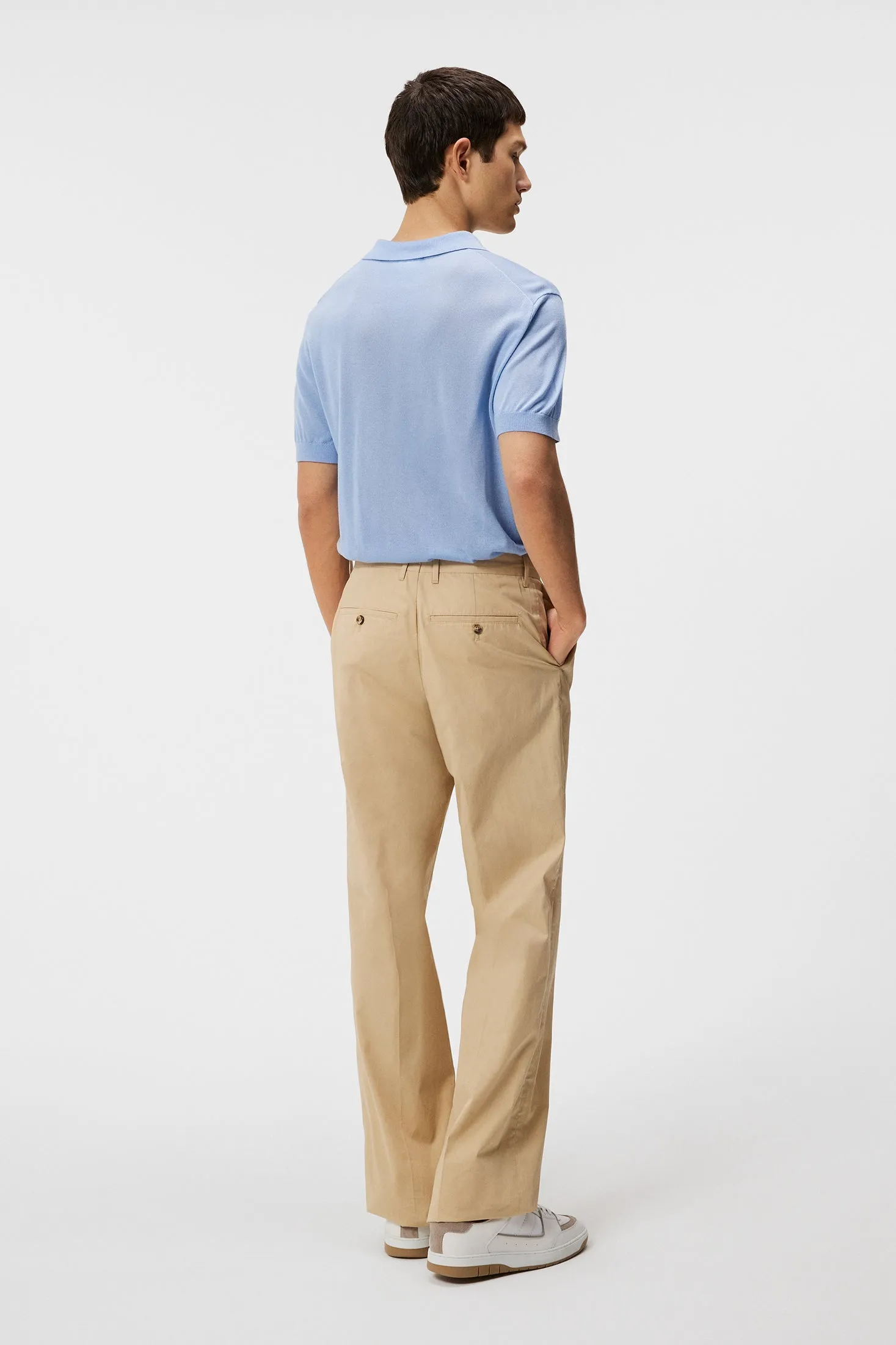 Ridge Lyocell Silk Polo / Chambray Blue