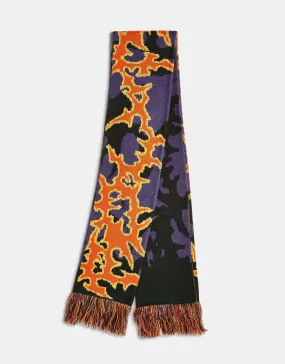 Route One Blades Scarf - Grape/Lobster Orange