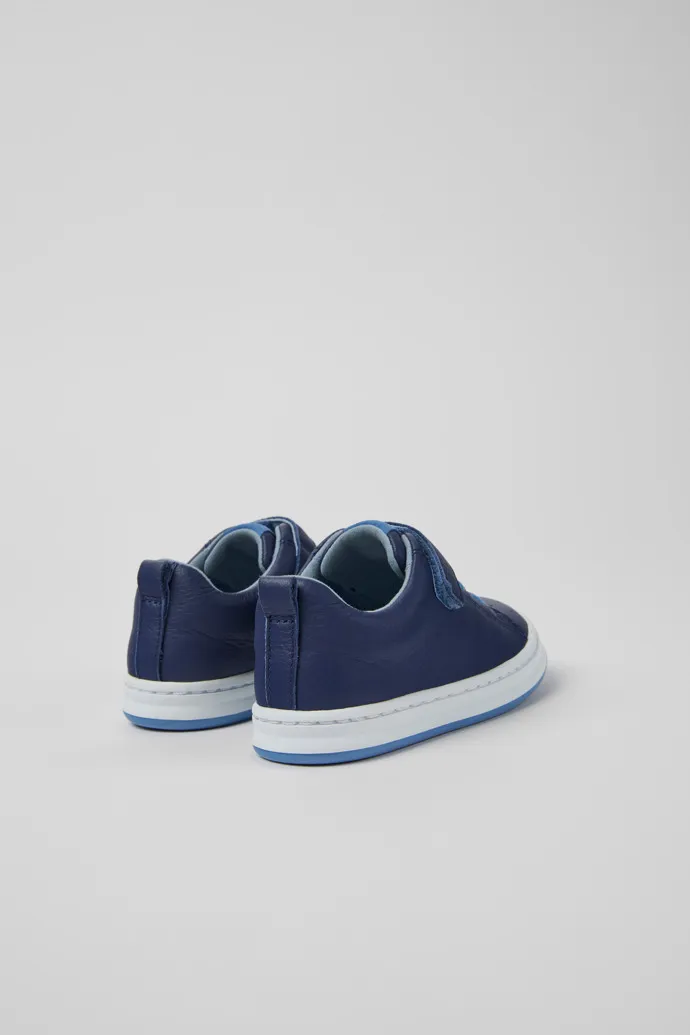 Runner Blue leather sneakers for kids