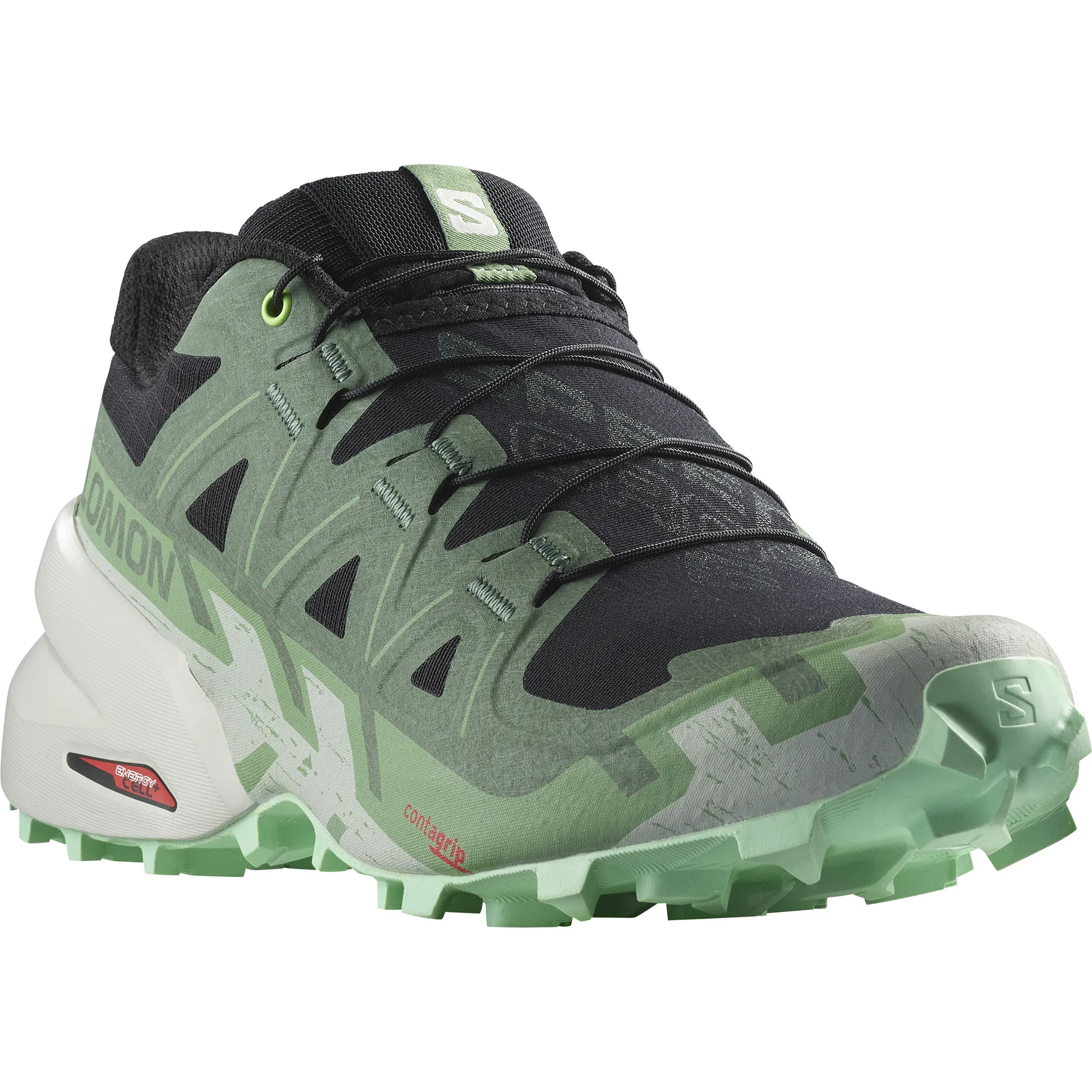 Salomon Women's Speedcross 6 Black/Laurel Wreath/Green Ash | Buy Salomon Women's Speedcross 6 Black/Laurel Wreath/Gree