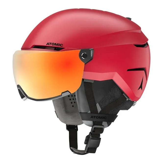 Savor Amid Visor HD Helmet - Red