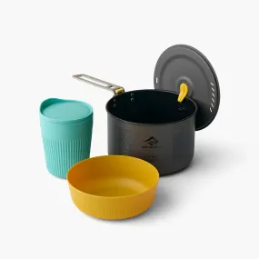 Sea to Summit Frontier UL One Pot Cook Set (1 Person, 3 Piece) | Camping Cooking Sets | BananaFingers