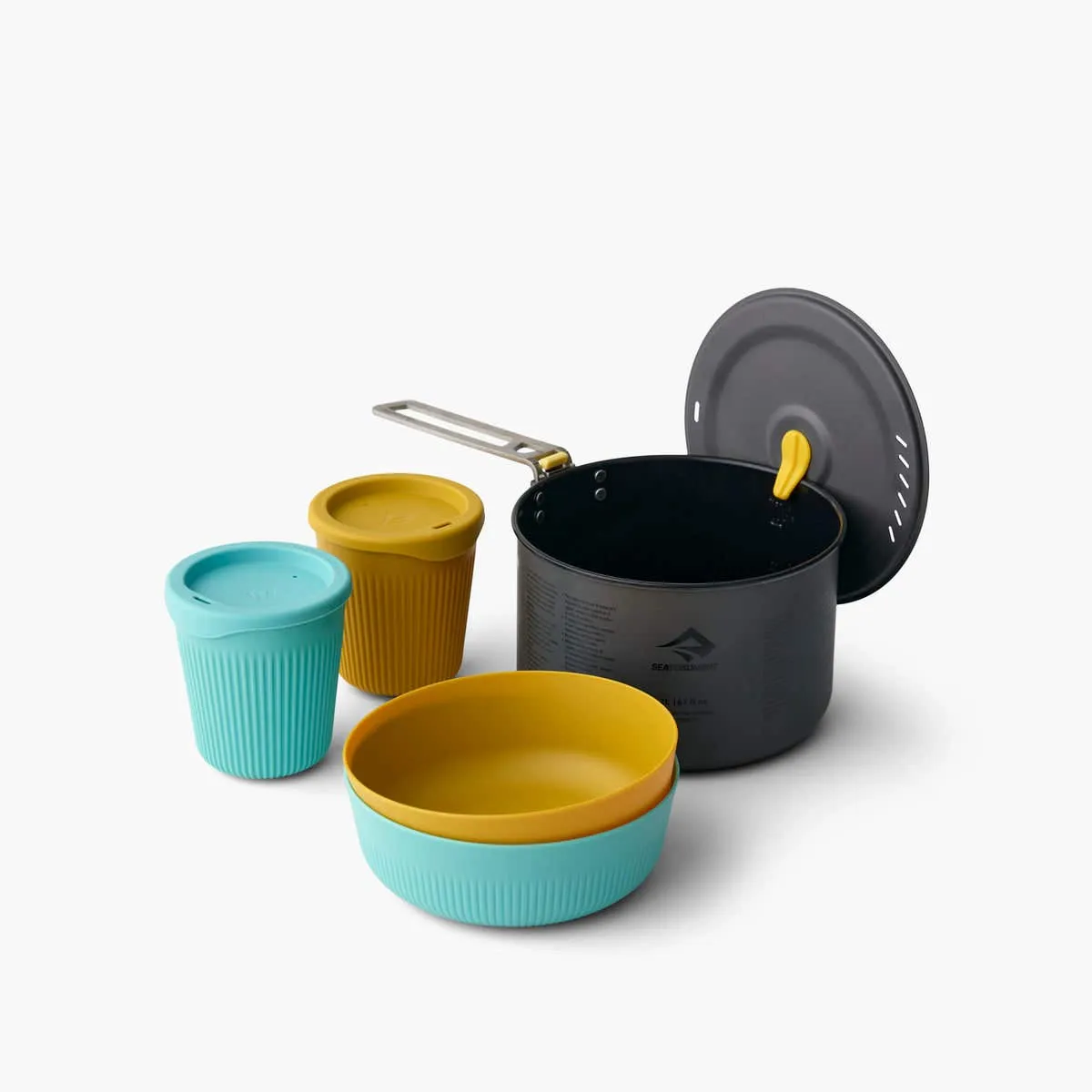 Sea to Summit Frontier UL One Pot Cook Set (2 Person, 5 Piece) | Camping Cooking Sets | BananaFingers