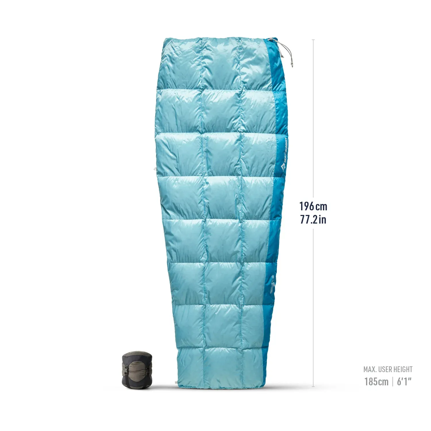 Sea To Summit Traveller Down Sleeping Bag Regular Aqua Sea Blue | Buy Sea To Summit Traveller Down Sleeping Bag Regular Aqua Sea