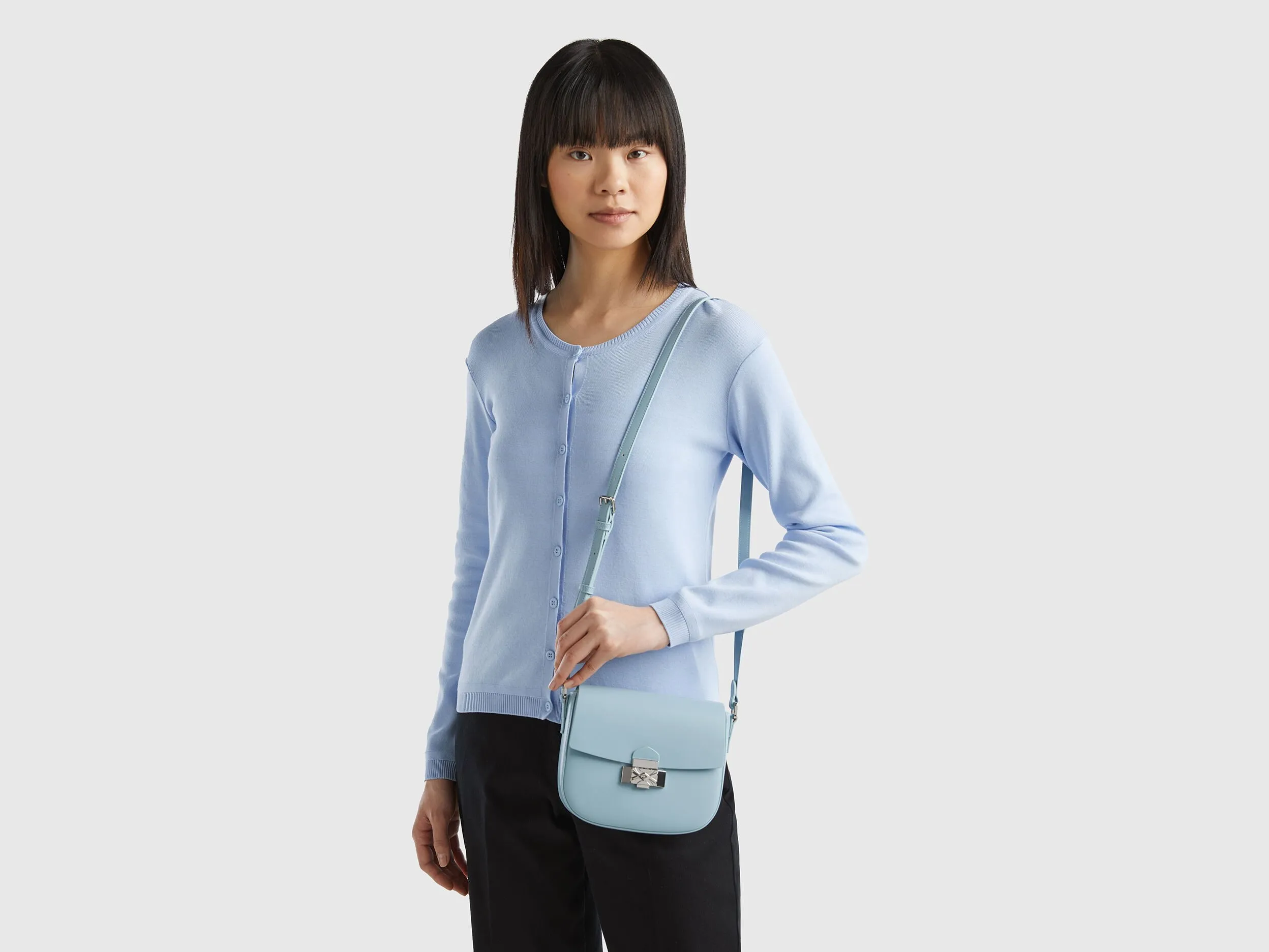 Small shoulder bag - Sky Blue | Benetton