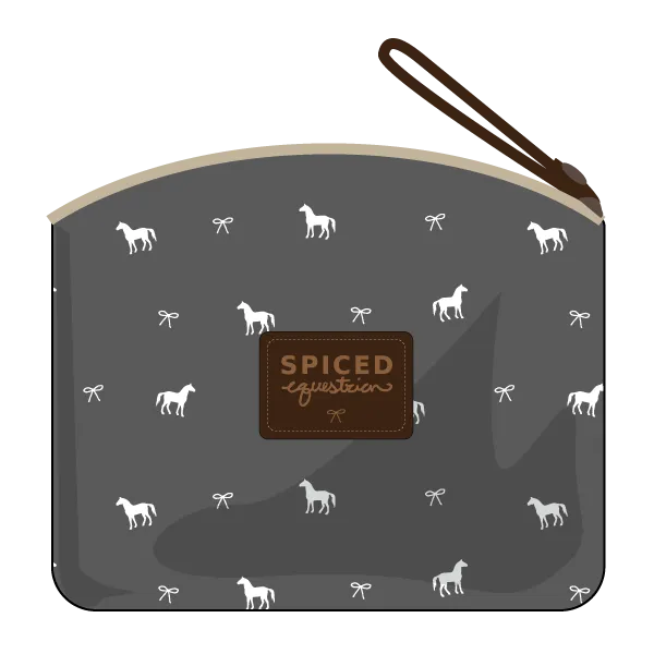 Spiced Equestrian - Pony Print Makeup Bag