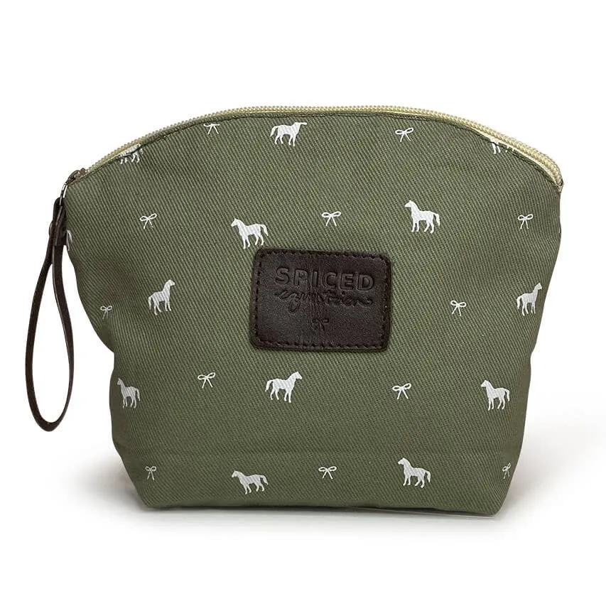 Spiced Equestrian - Pony Print Makeup Bag