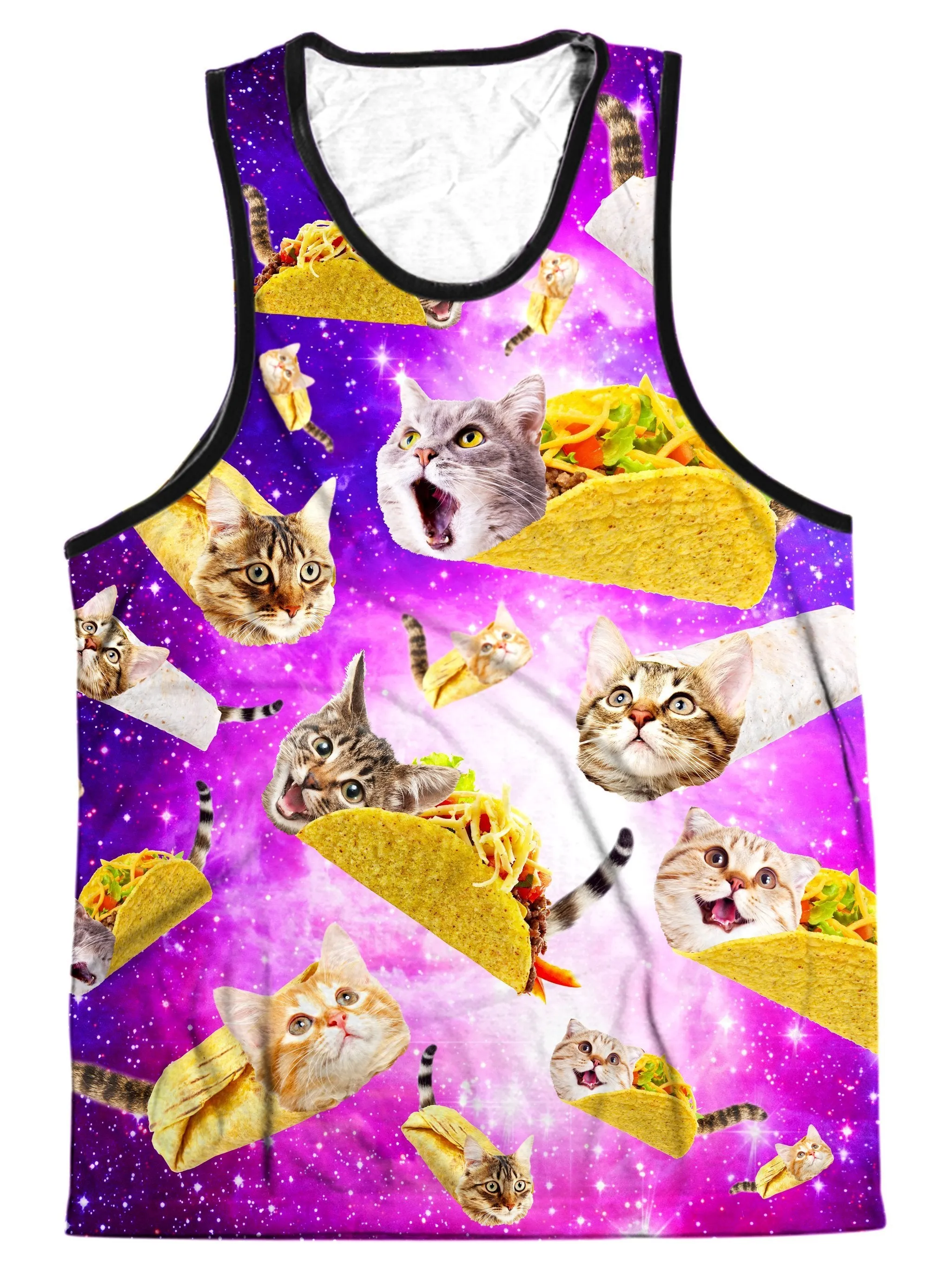 Tacos and Cats Purple Men's Tank