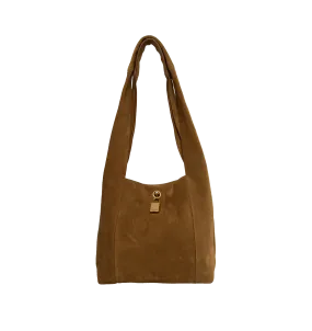 TANGER SUEDE HOBO SHOULDER BAG