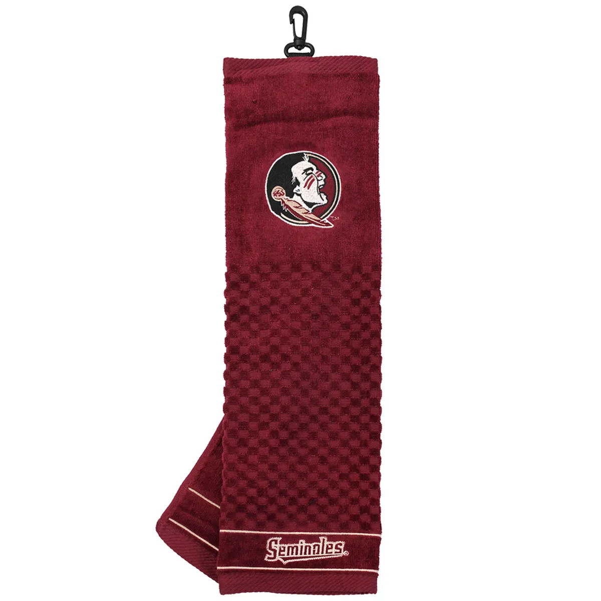 Team Golf Seminoles Embroidered Golf Towel - Garnet