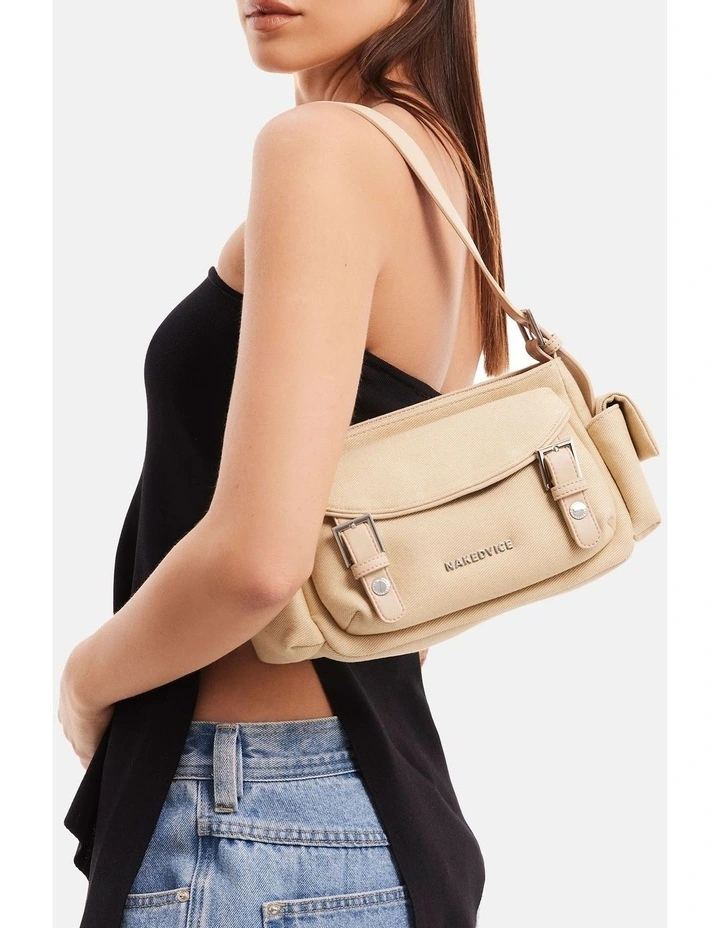 The Gaia Shoulder Bag in Taupe