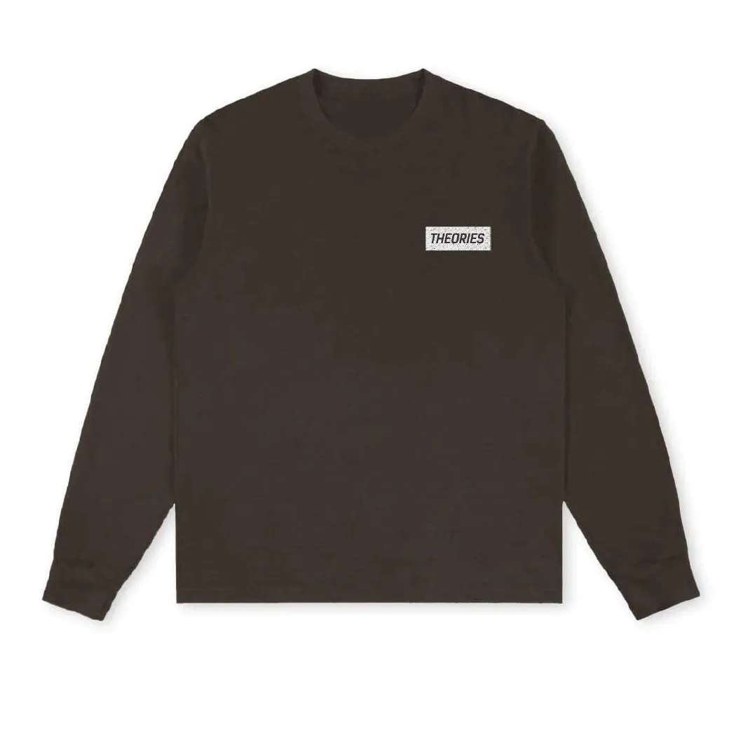 THEORIES SKATEBOARDS HAND OF THEORIES LS TEE BROWN