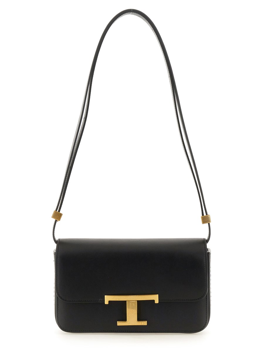 TOD'S    TIMELESS LEATHER T SHOULDER BAG