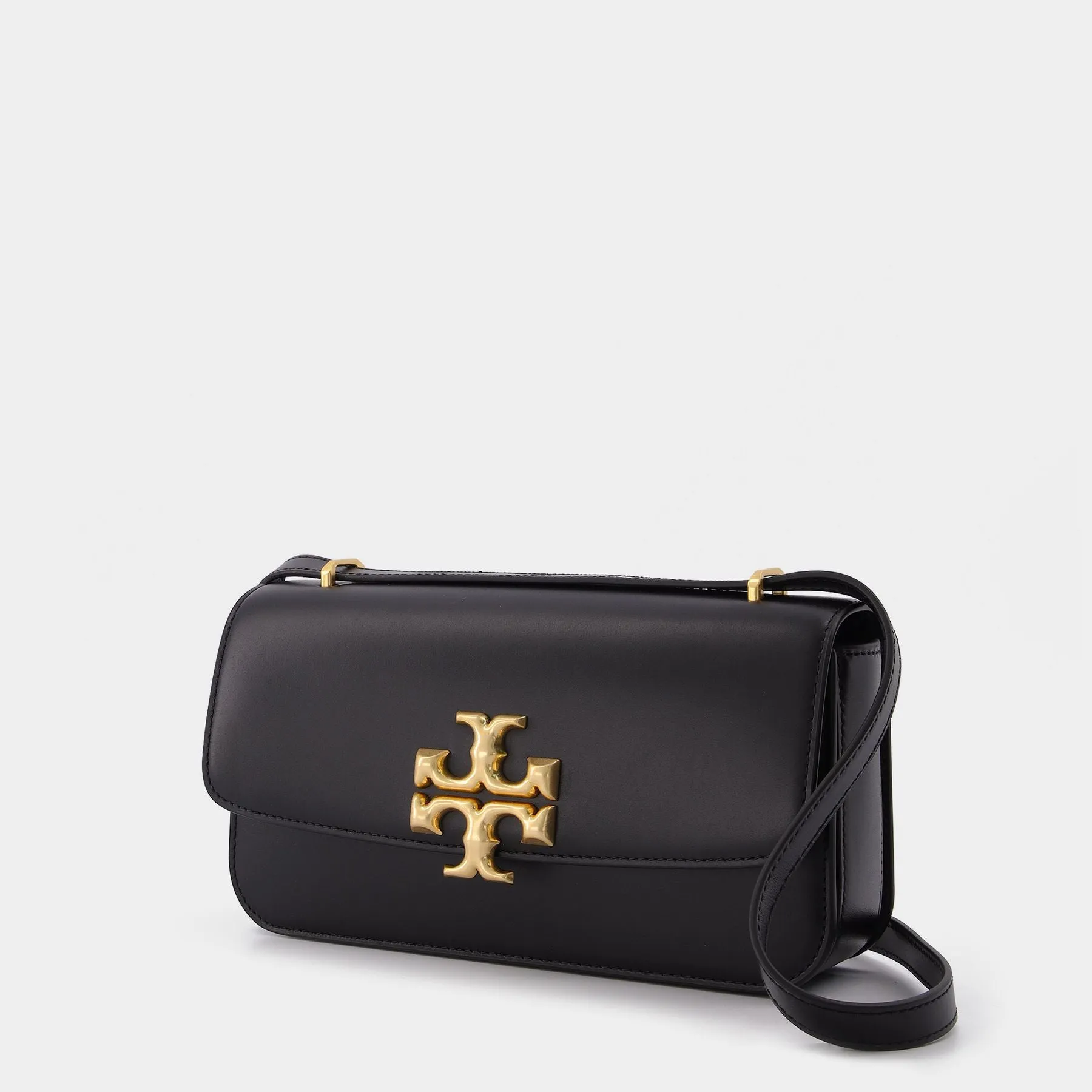 Tory Burch  Eleanor E/W Small Hobo Bag - Tory Burch -  Black - Leather