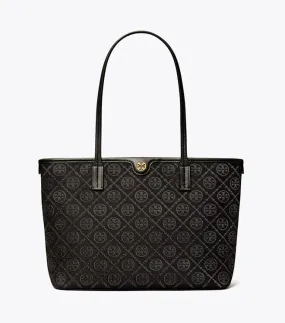 Tory Burch T Monogram Small Zip Tote