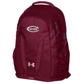 UA Hustle 6.0 Backpack - Maroon