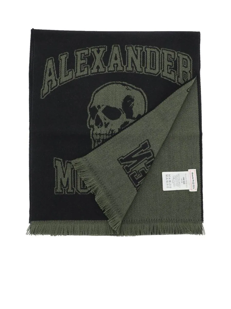 Varsity Logo Wool Scarf