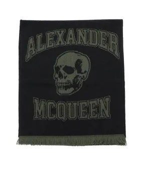 Varsity Logo Wool Scarf