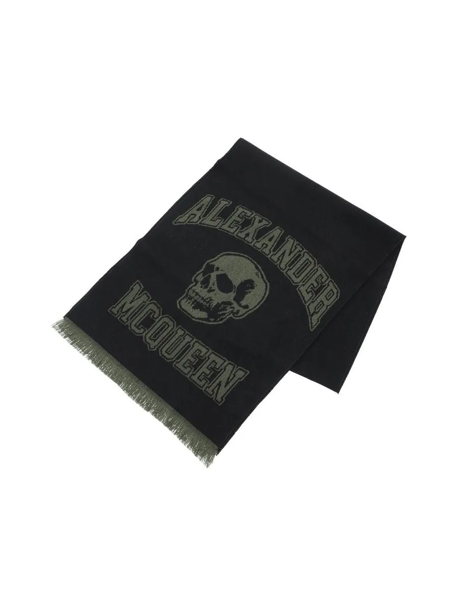 Varsity Logo Wool Scarf