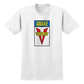 Venture Trucks Skateboard Shirt Awake White/Blue/Yellow/Red