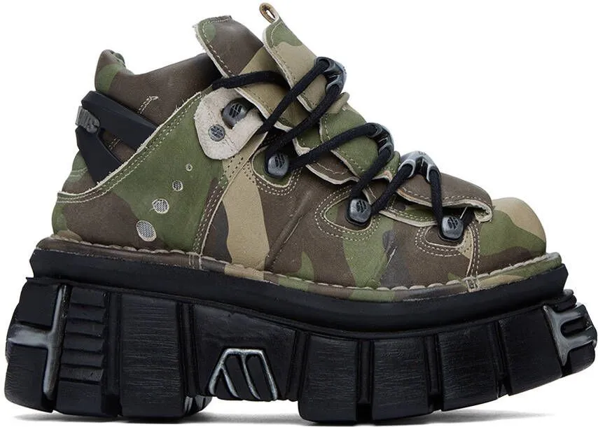 VETE TS Khaki New Rock Edition Platform Sneakers