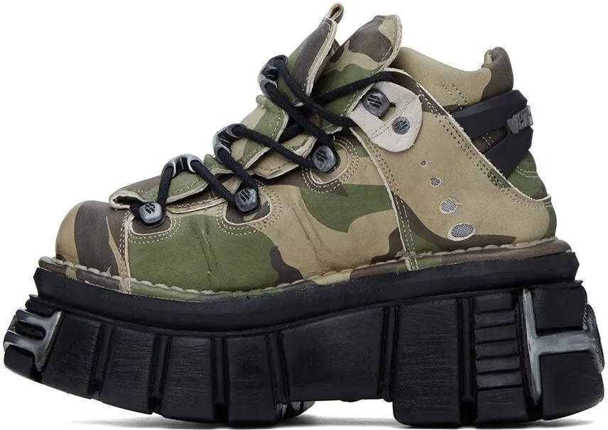 VETE TS Khaki New Rock Edition Platform Sneakers