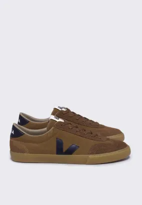 Volley Suede Sneakers - Camel/Black