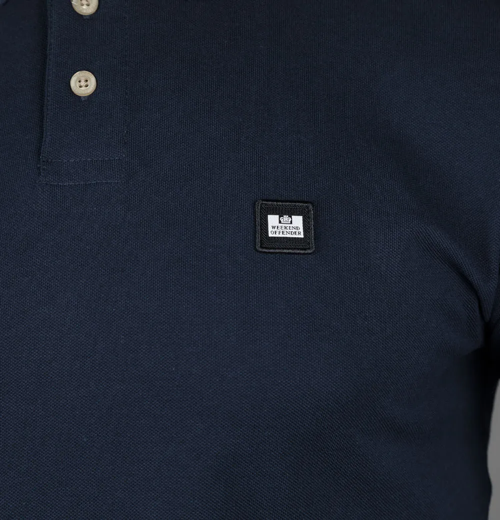 Weekend Offender Jacobs Polo Shirt Navy