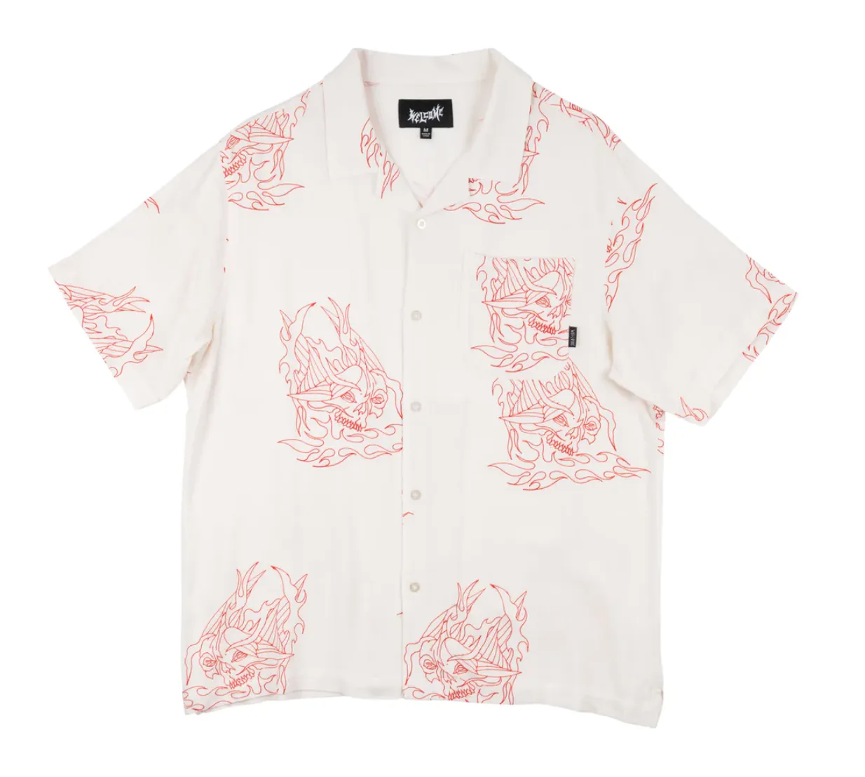 Welcome Skateboards - Rayder Rayon Camp Shirt - Bone