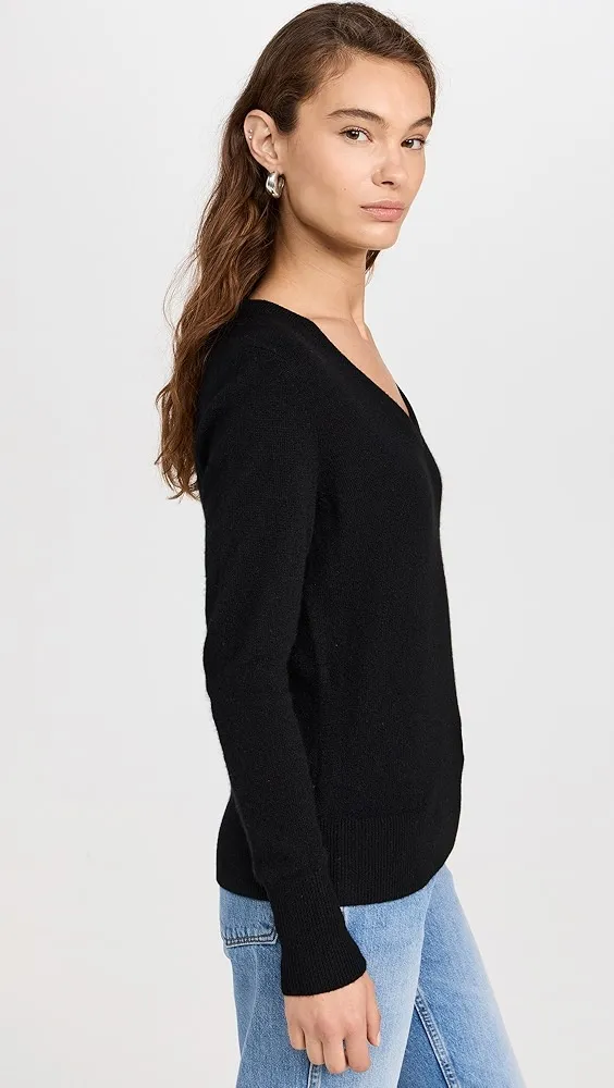 White + Warren   Cashmere Core V Neck Pullover 