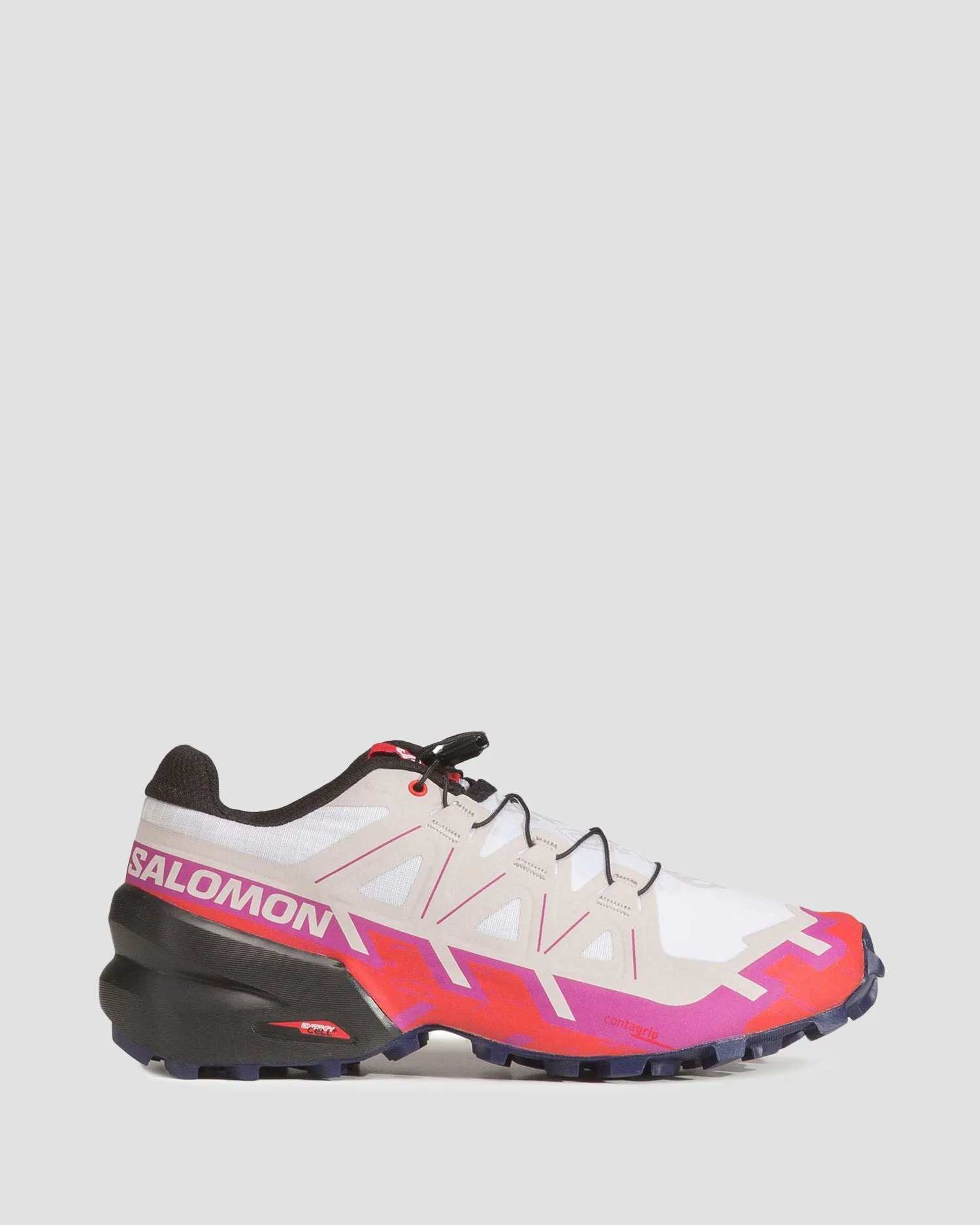 Women's trainers Salomon Speedcross 6 L41743200-white-sparkling-grape-fiery-red