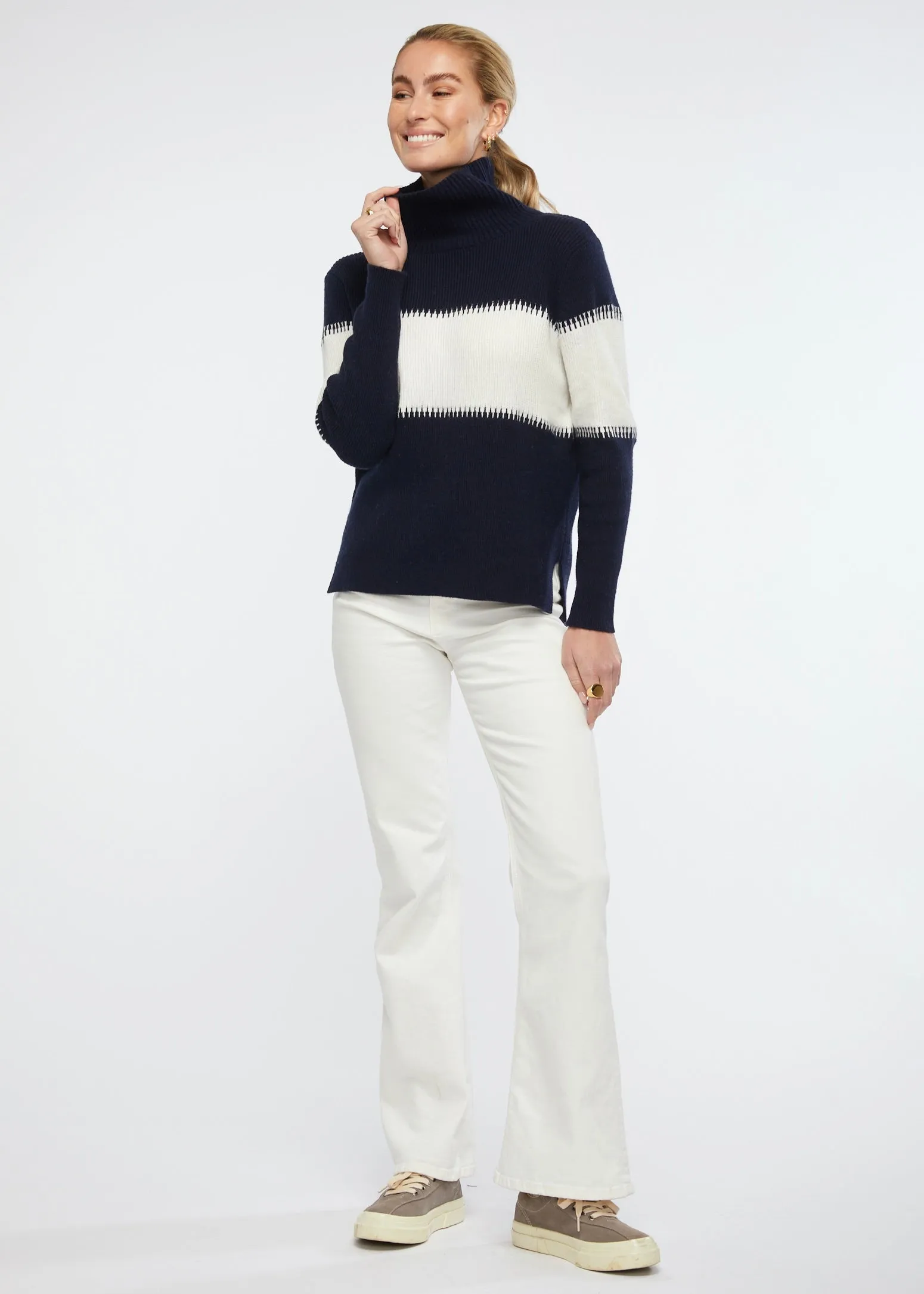 Z & P SKI JUMPER - NAVY