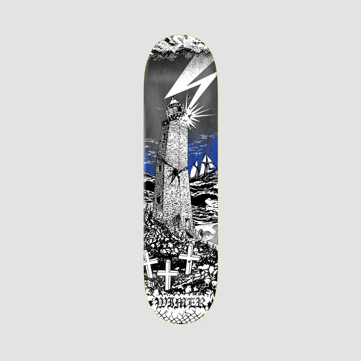 Zero Wimer Lighthouse Skateboard Deck - 8.5