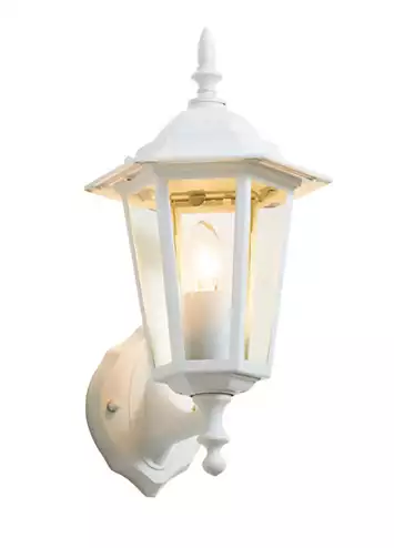 Zink Libourne 1 Light 6 Panel E27 Traditional Outdoor Wall Lantern | Kaleidoscope