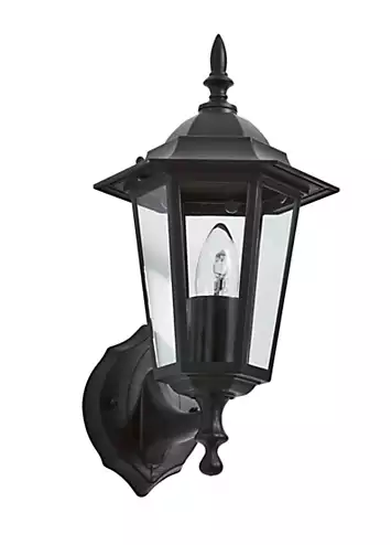 Zink Libourne 1 Light 6 Panel E27 Traditional Outdoor Wall Lantern | Kaleidoscope